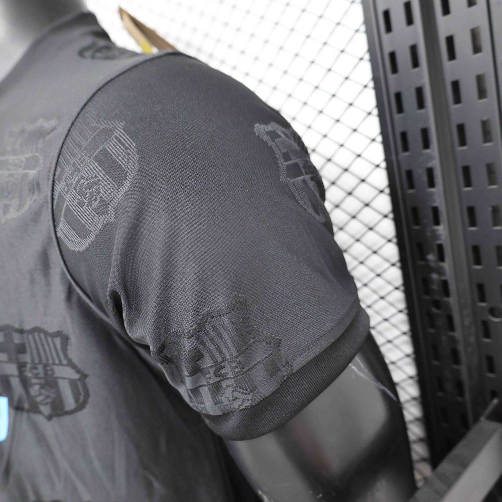 Spotify Barcelona 2024-25 black Player Version Soccer Jersey