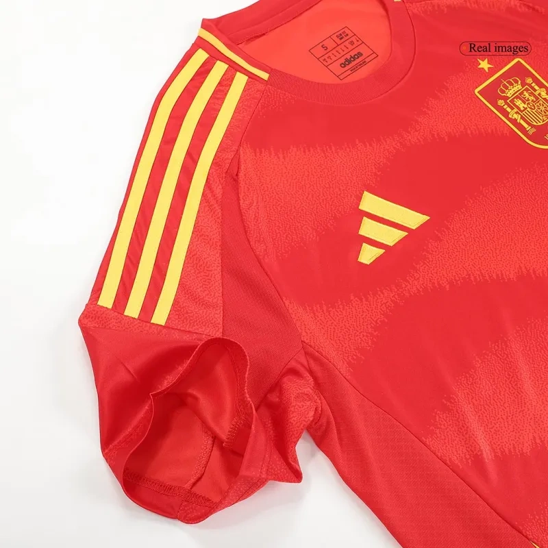 2024 Spain Nation Home Kit(Jersey+Shorts) Soccer Apparels Euro