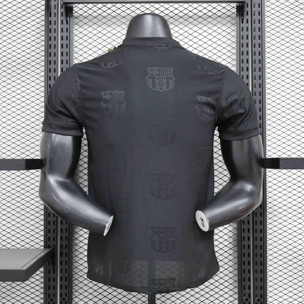 Spotify Barcelona 2024-25 black Player Version Soccer Jersey