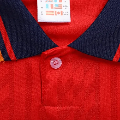 1994 Spain Nation Retro Jersey Home World Cup