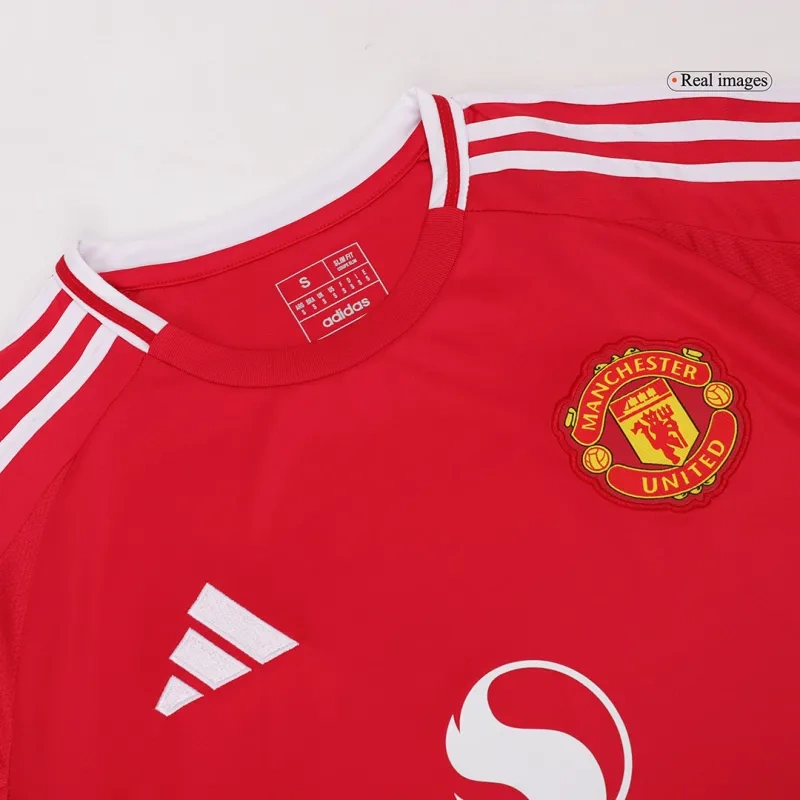 Manchester 2024/25 United Home Long Sleeve Jersey