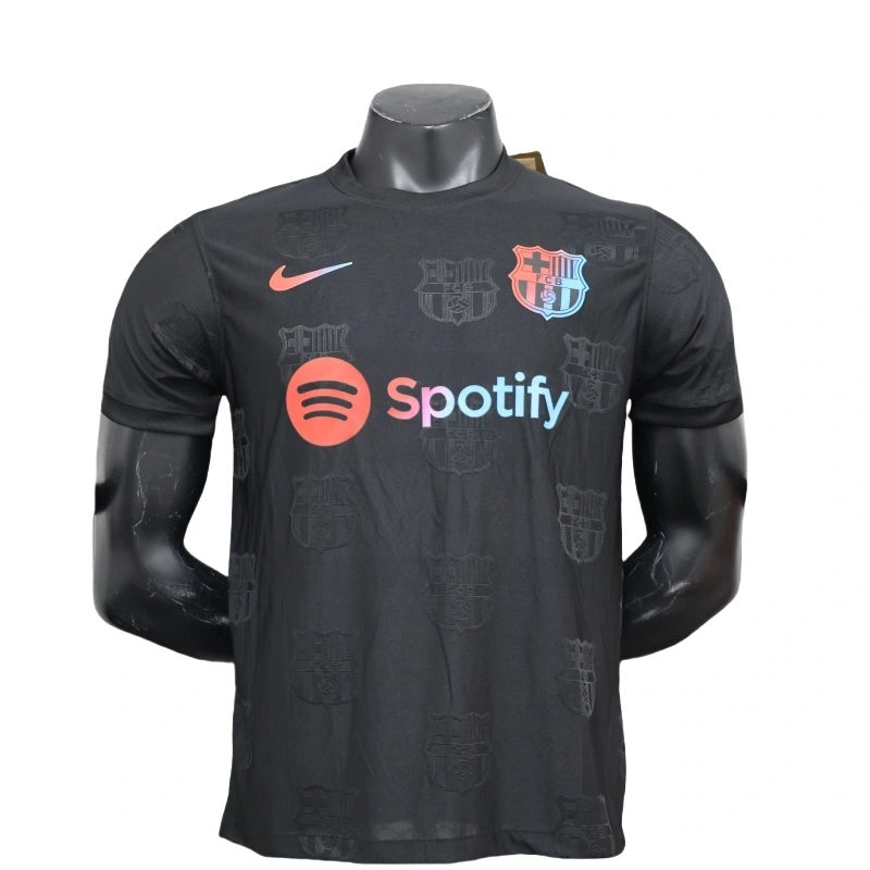 Spotify Barcelona 2024-25 black Player Version Soccer Jersey
