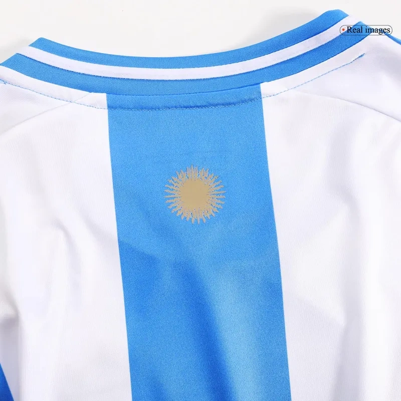 2024 Nation Argentina Home Jersey Messi #10 Di Maria #11 J.Álvarez #9 Copa America