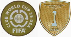 club world cup 25 usa badge & 2024 intercontinental champions badge