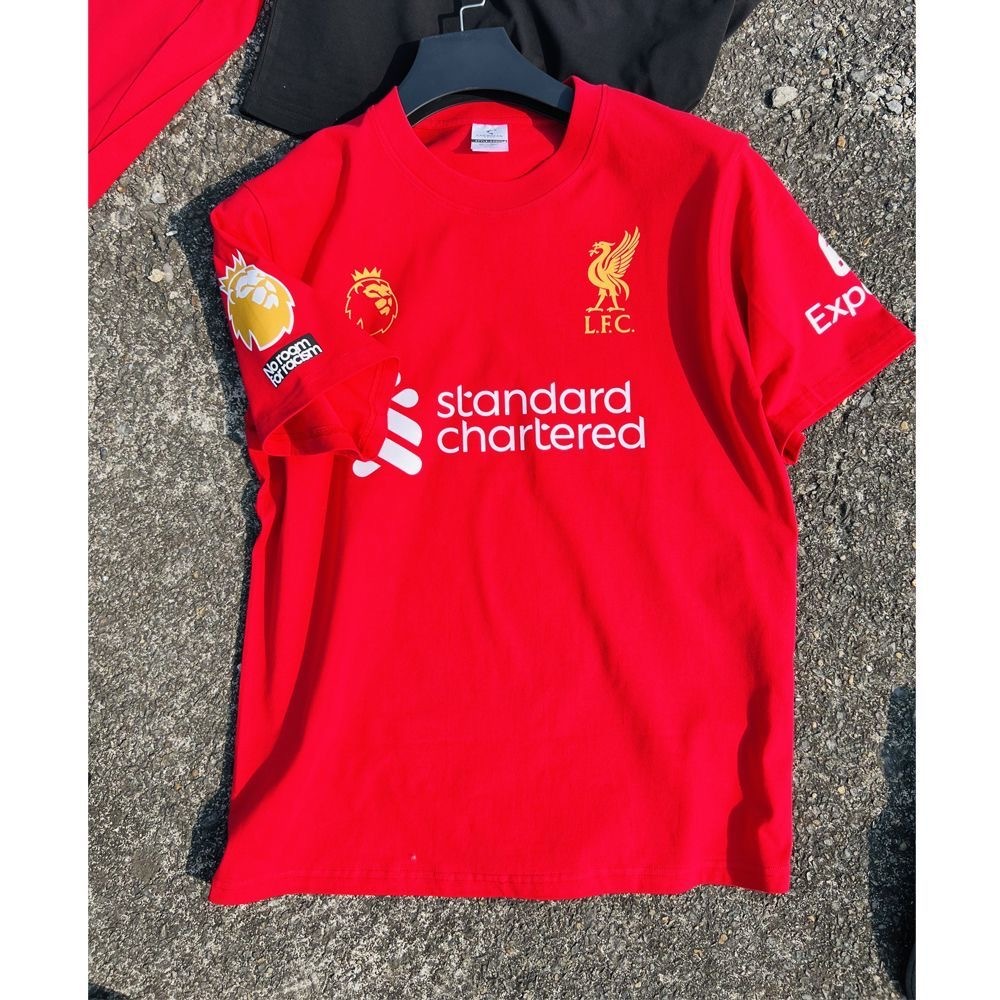 2025 Premier League Liverpool Championship Commemorative 20 Champions League Short Sleeve T-shirt