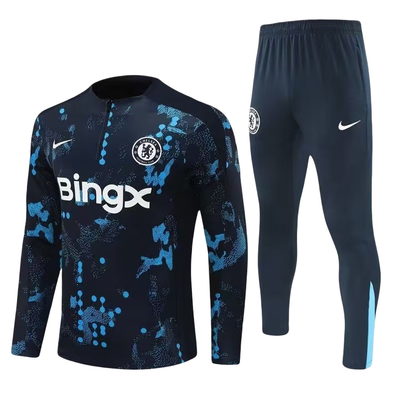 24-25 Chelsea Football Long Sleeve Training Jersey Adult