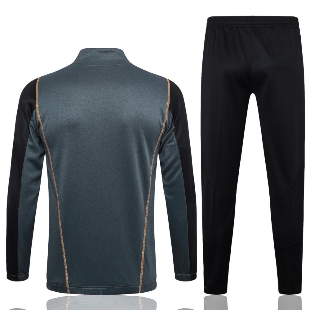 23-24 Real Madrid deep green training suit football sportswear