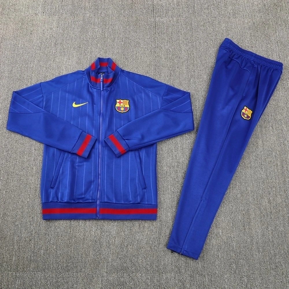 2025-26 Barcelona Training Kit (jacket+Pants) Blue