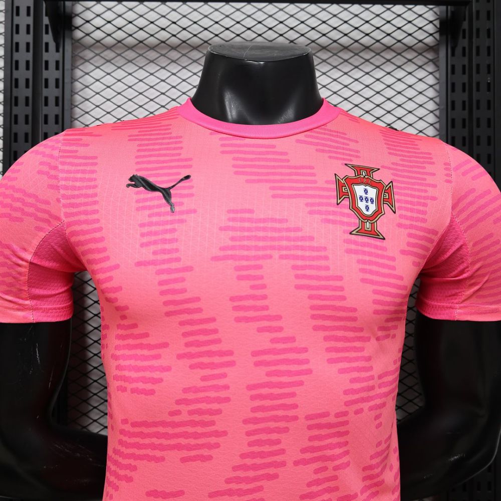 2026 Portugal Pink Goalkeeper World Cup Jersey