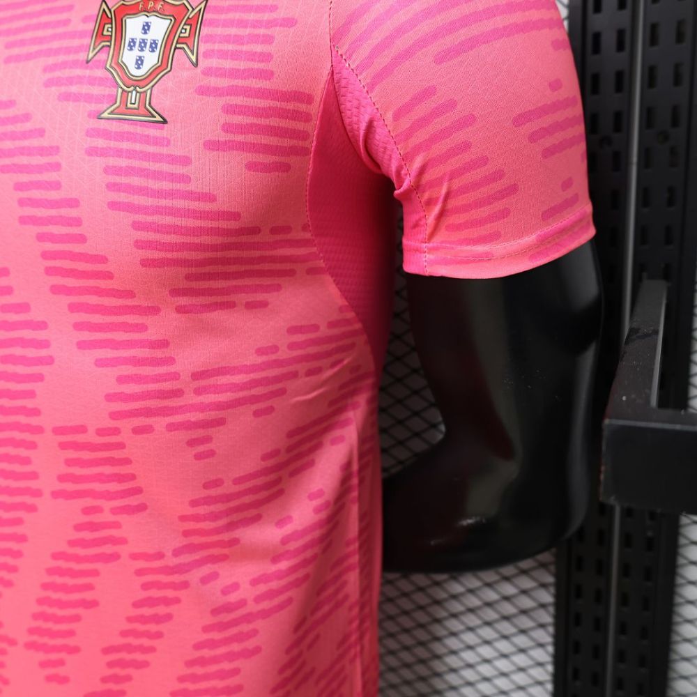 2026 Portugal Pink Goalkeeper World Cup Jersey