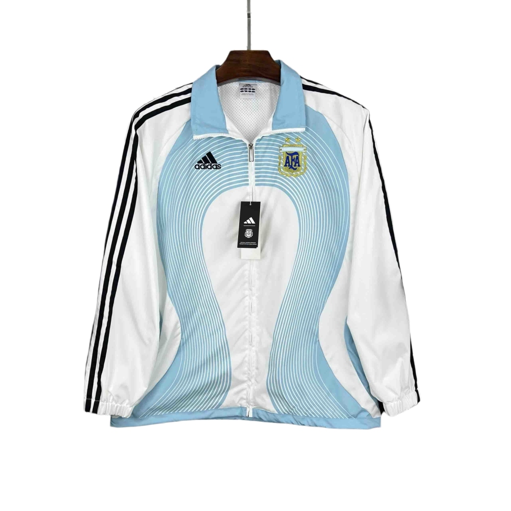 Argentina retro trench coat jacket, blue, 2026 World Cup