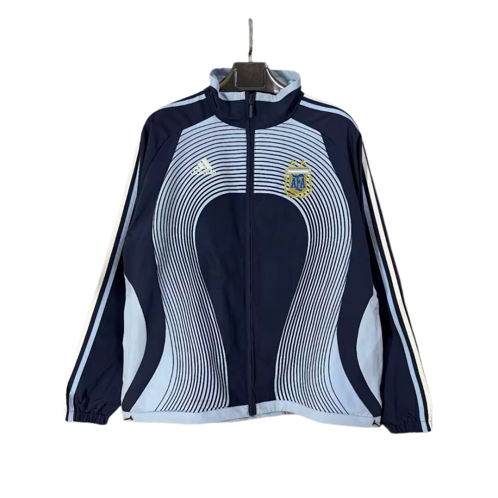 Argentina retro trench coat jacket, blue, 2026 World Cup