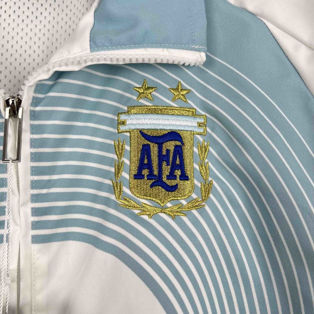 Argentina retro trench coat jacket, blue, 2026 World Cup