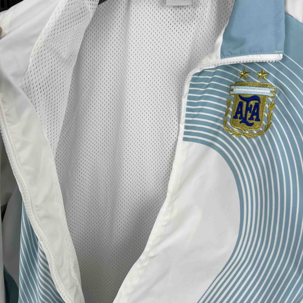 Argentina retro trench coat jacket, blue, 2026 World Cup