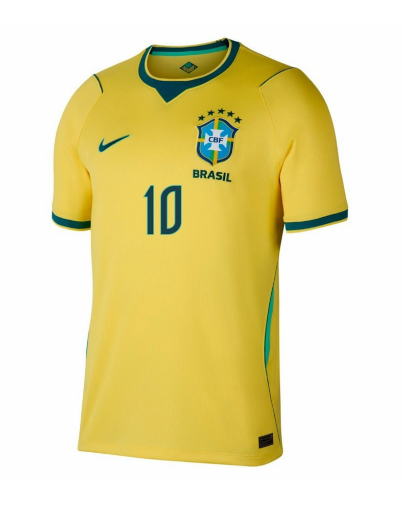 RONALDINHO #10 Brazil Soccer Jersey Home Custom Shirt World Cup 2026