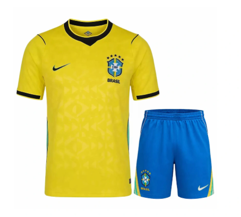 Brazil Soccer Jersey Home Kit Jersey+Shorts World Cup 2026