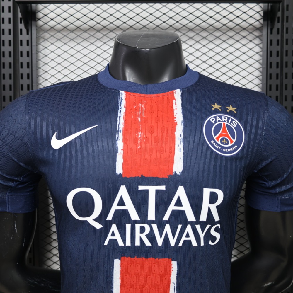 Paris Saint-Germain Home Jersey (with stars) for the 24/25 season (Player Version)