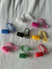 Straw dust cap