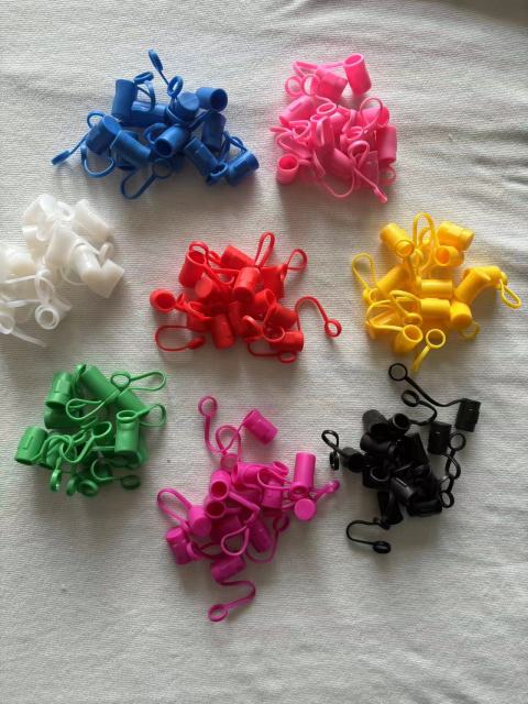 Straw dust cap