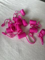 Straw dust cap