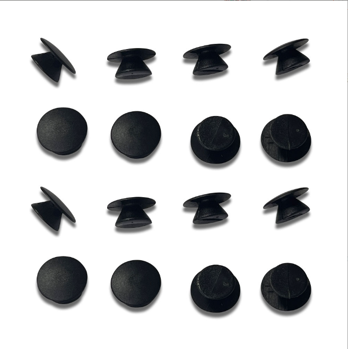 Crocs diy shoe buckle, buckle conical buckle, black button H button new