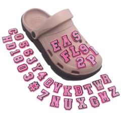 alphanumeric charm for shoes accessories