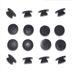 Crocs diy shoe buckle, buckle conical buckle, black button H button new