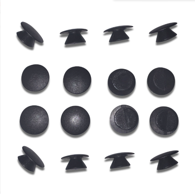 Crocs diy shoe buckle, buckle conical buckle, black button H button new