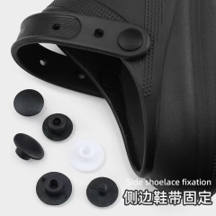 Side shoelace fastening buckle