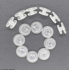 Transparent shoe buckle