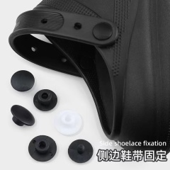 Side shoelace fastening buckle