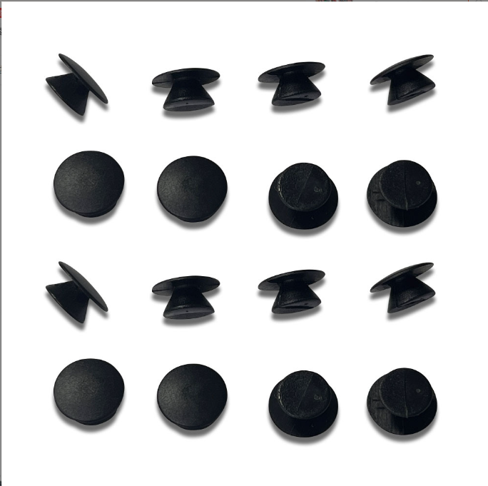 Crocs diy shoe buckle, buckle conical buckle, black button H button new
