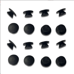 Crocs diy shoe buckle, buckle conical buckle, black button H button new