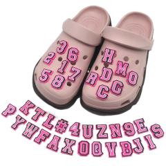alphanumeric charm for shoes accessories