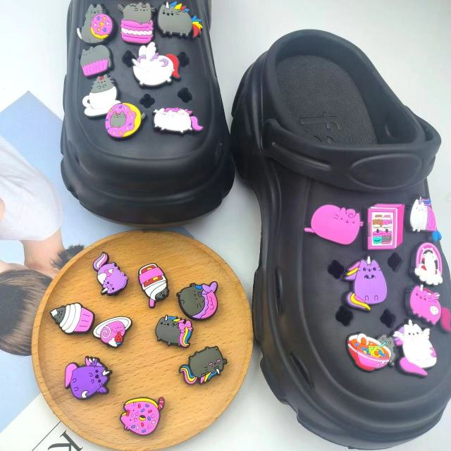 Unicorn cat personality garden shoe decoration