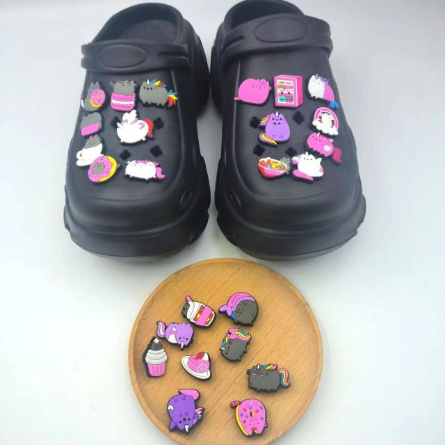 Unicorn cat personality garden shoe decoration