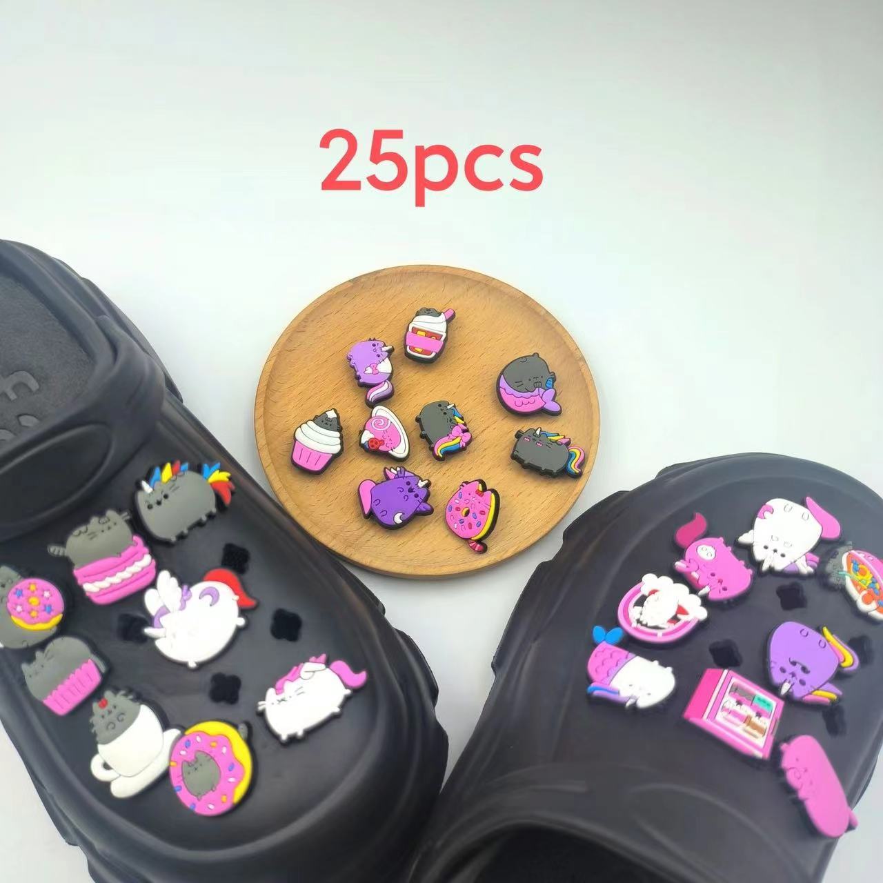 Unicorn cat personality garden shoe decoration