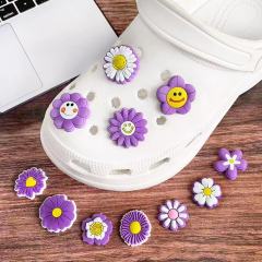 charm of purple daisies