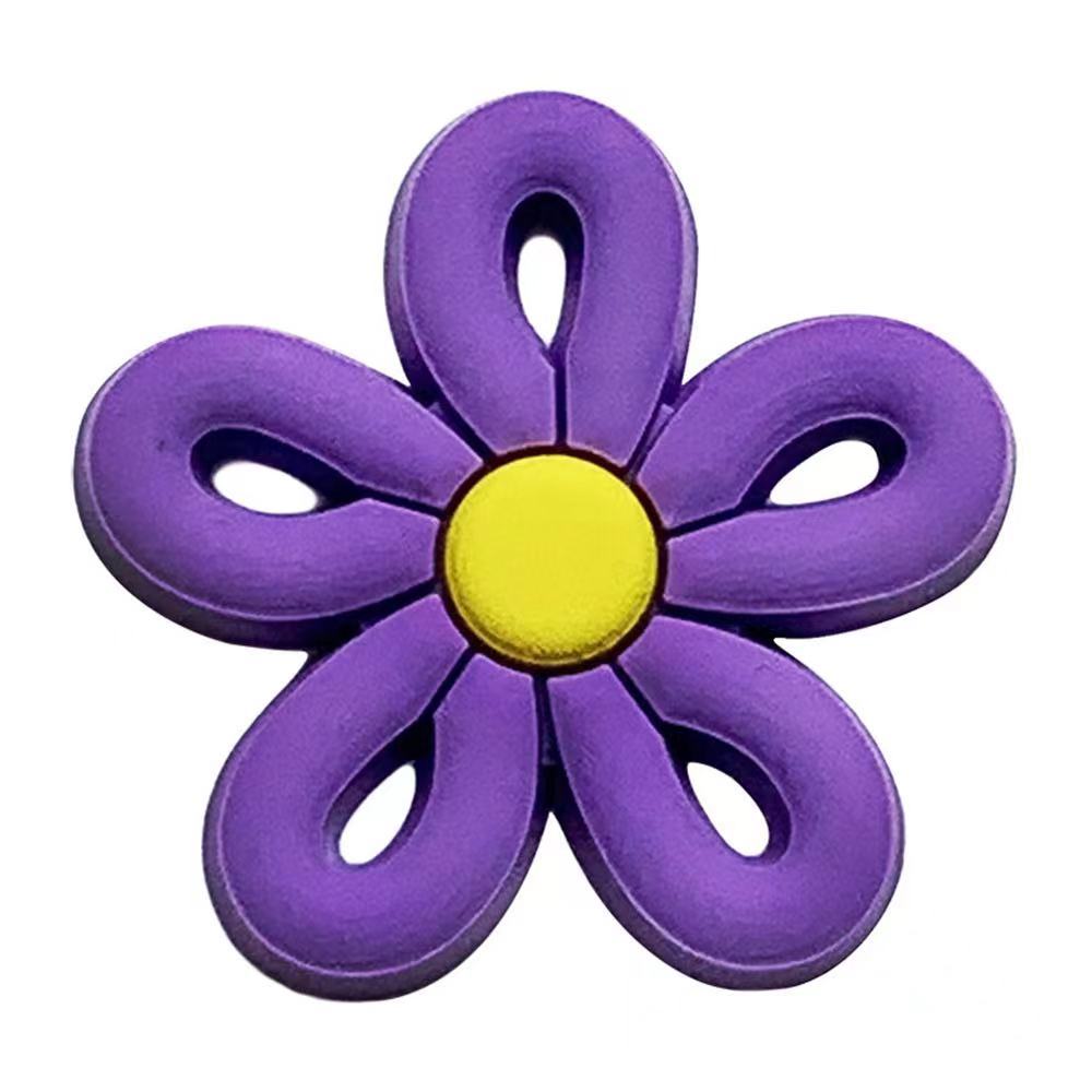 charm of purple daisies