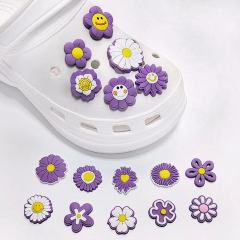 charm of purple daisies