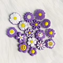 charm of purple daisies