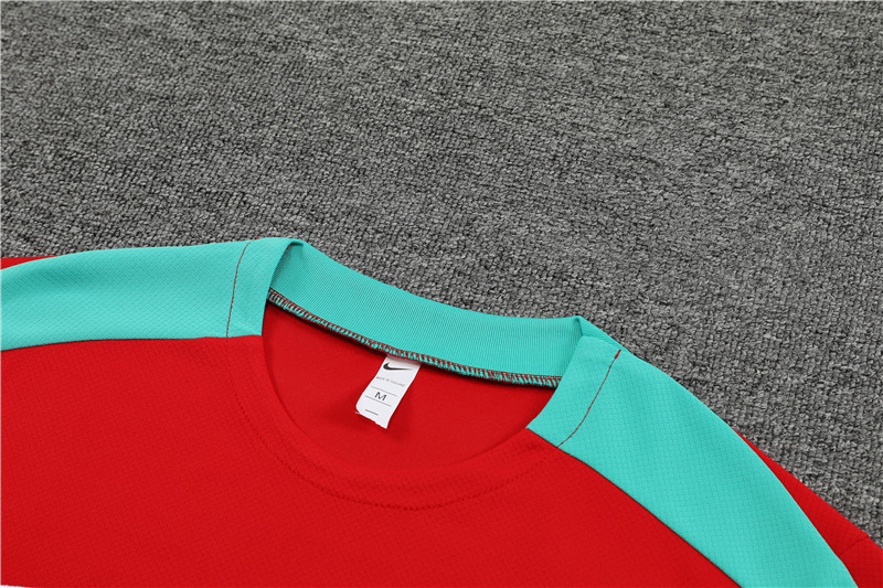 24-25 Short Sleeve Training Jersey Portuguese Red