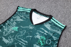 23-24 season Real Madrid Green Training Vest Set