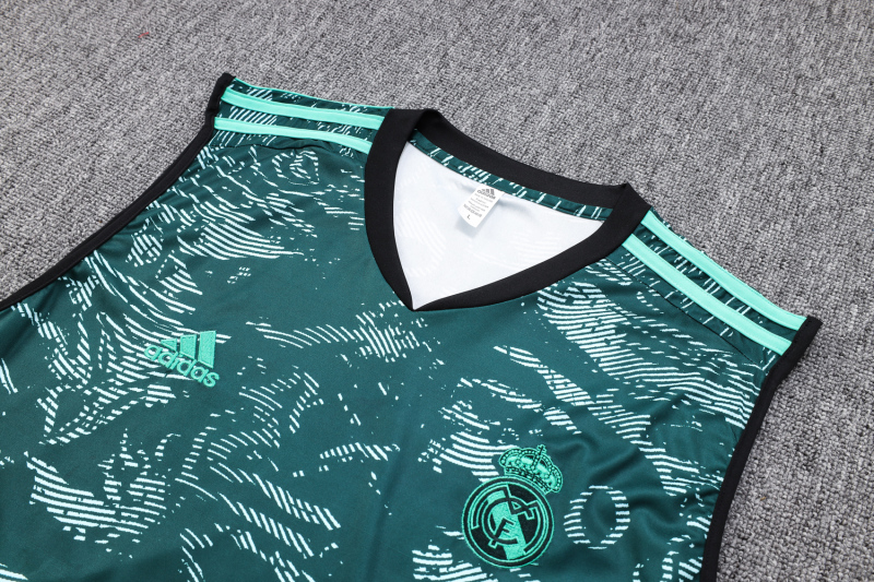 23-24 season Real Madrid Green Training Vest Set