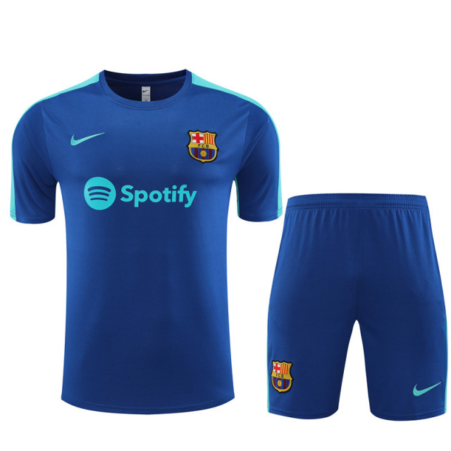 23-24 Barcelona short-sleeved training clothes