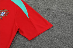 24-25 Short Sleeve Training Jersey Portuguese Red