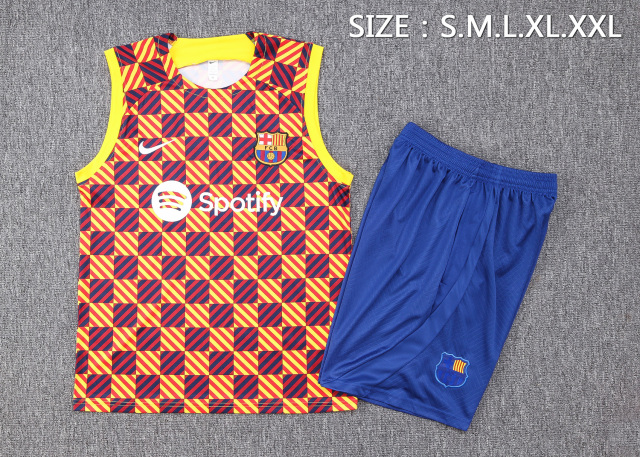 23-24 season Barcelona yellow training vest