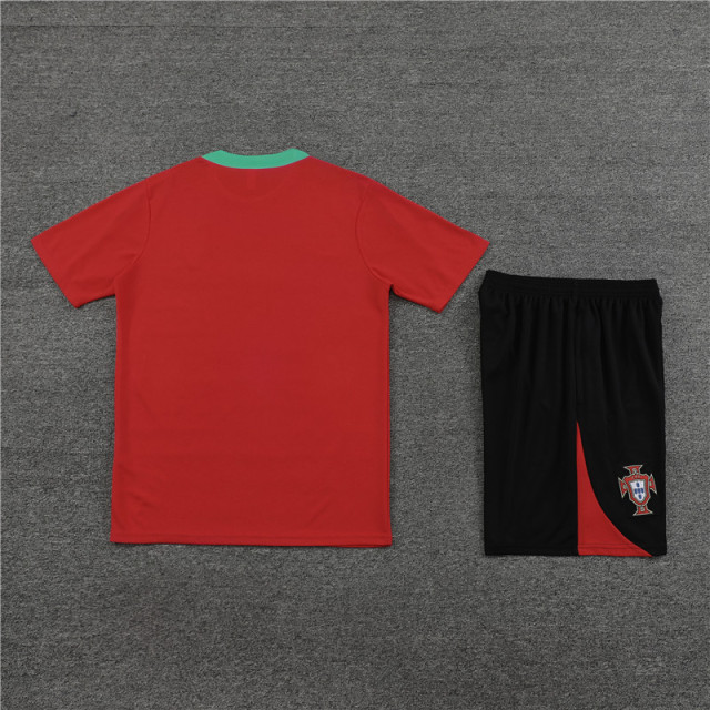 24-25 Short Sleeve Training Jersey Portuguese Red