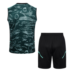 23-24 season Real Madrid Green Training Vest Set