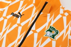 23-24 Ivory Coast 01 Orange Jacket Suit